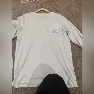 Mens blue vineyard vines shirt